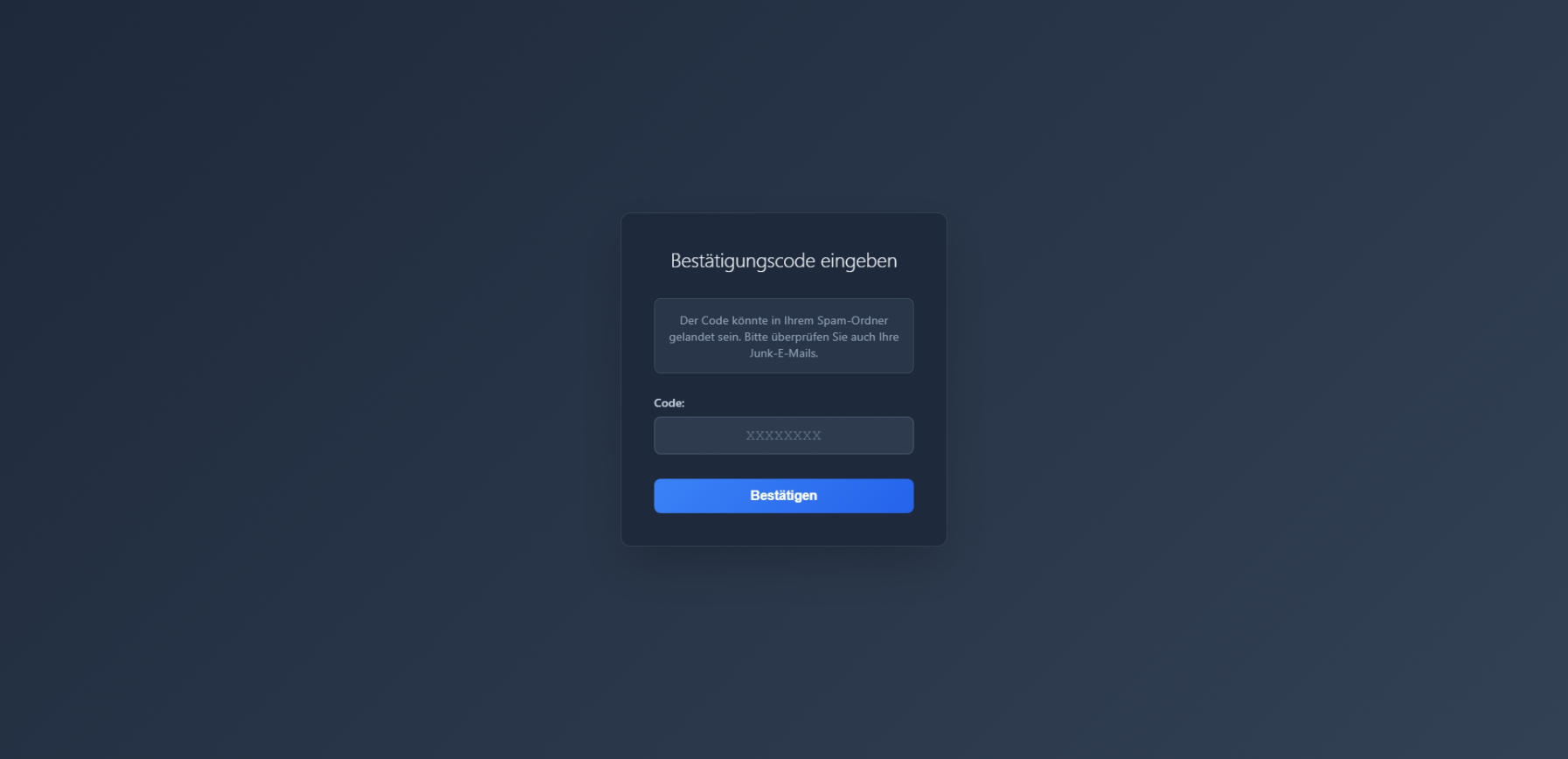 Password Reset
